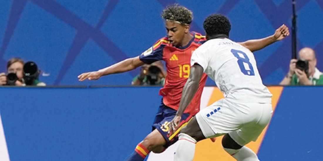 EL ATACANTE, en el partido del lunes pasado, en Estados Unidos