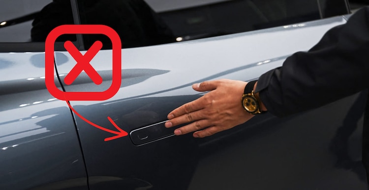 China prohibe manijas ocultas en los automóviles