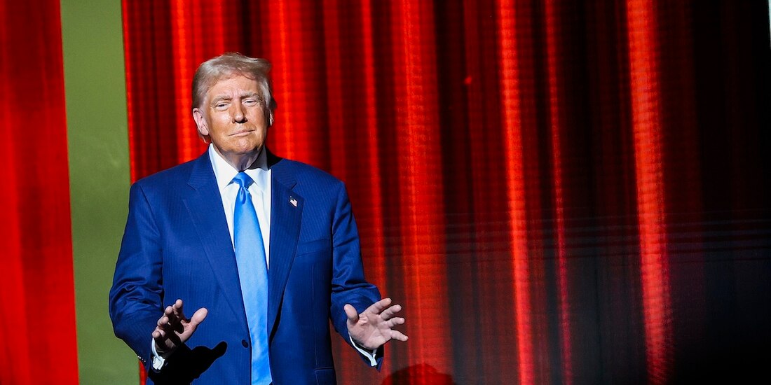 El presidente electo de EU, Donald Trump, el pasado 5 de diciembre en Greenvale, Nueva York.