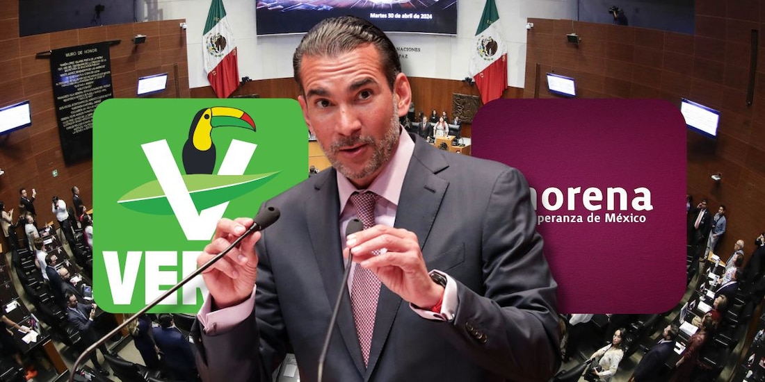 Luis Armando Melgar, del PVEM, cuestiona si Morena busca un partido único.