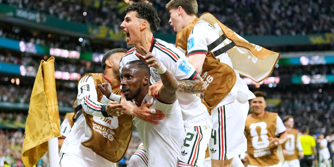 Jugadores de la Selección Mexicana celebran un gol contra Chequia en la fase de grupos del Mundial 2026.