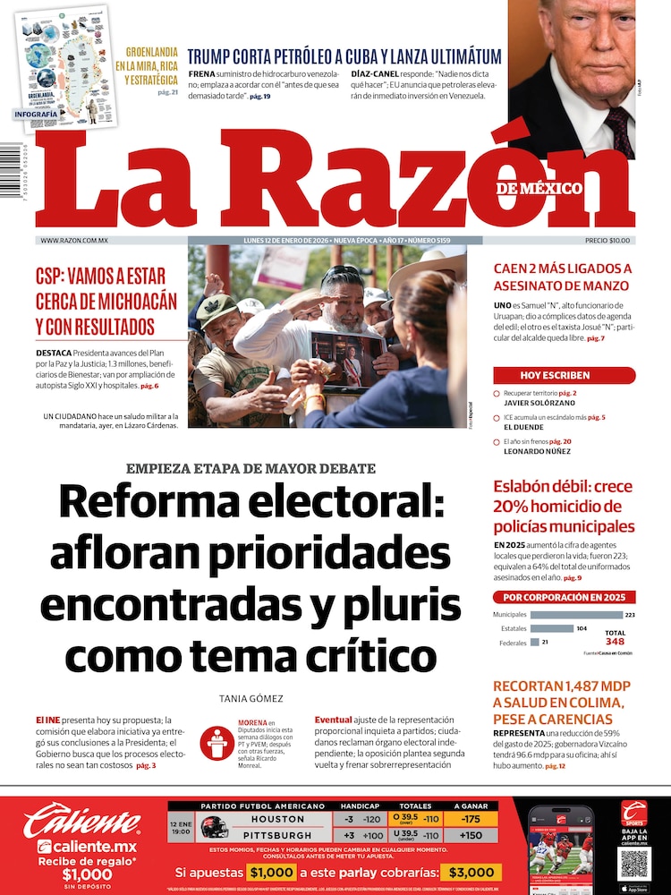 La Razón 12 Enero 2026