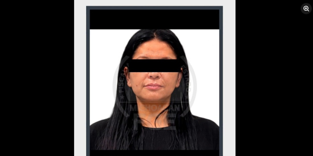 Imagen de la detenida.
