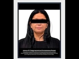 Imagen de la detenida.