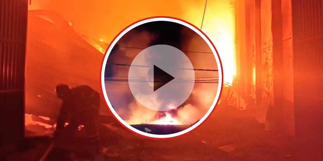 VIDEOS del incendio en la alcaldía Xochimilco