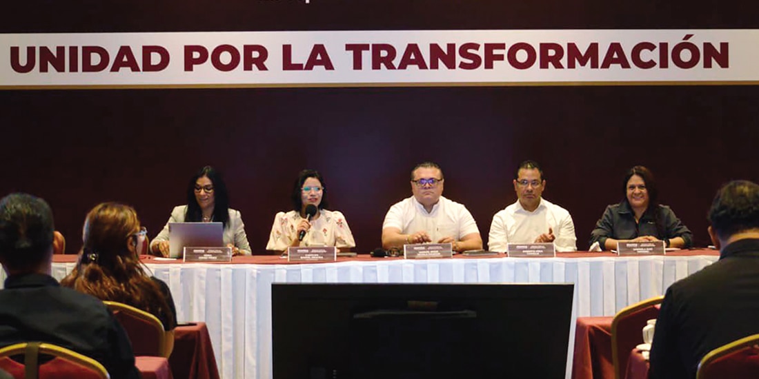 Jornada de capacitación de coordinadores operativos del CEN de Morena, ayer.