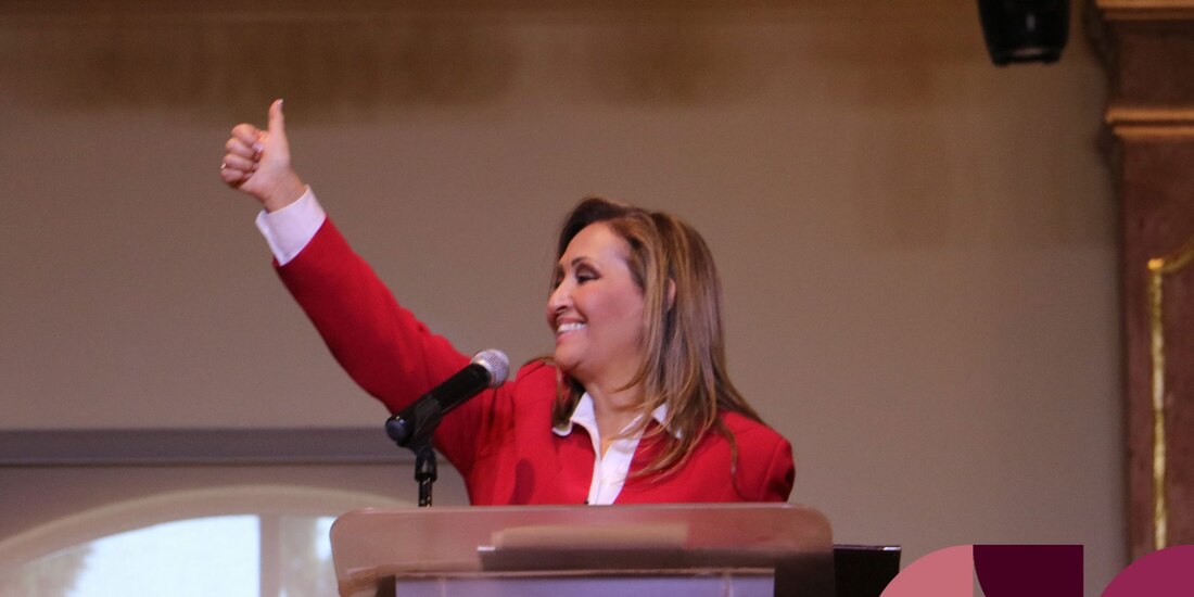 Lorena Cuéllar, candidata a la gubernatura de Tlaxcala por Juntos Haremos Historia