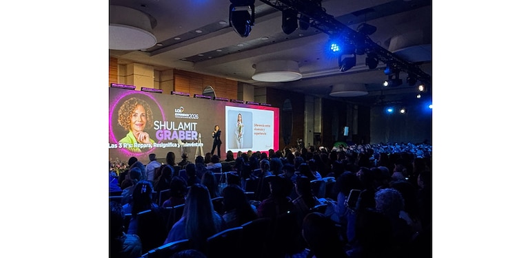 Presentación de Shulamit Graber, durante el evento.