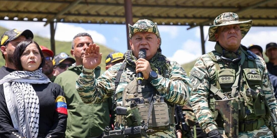 Diosdado Cabello, secretario del Interior de Venezuela, en una fotografía de archivo.