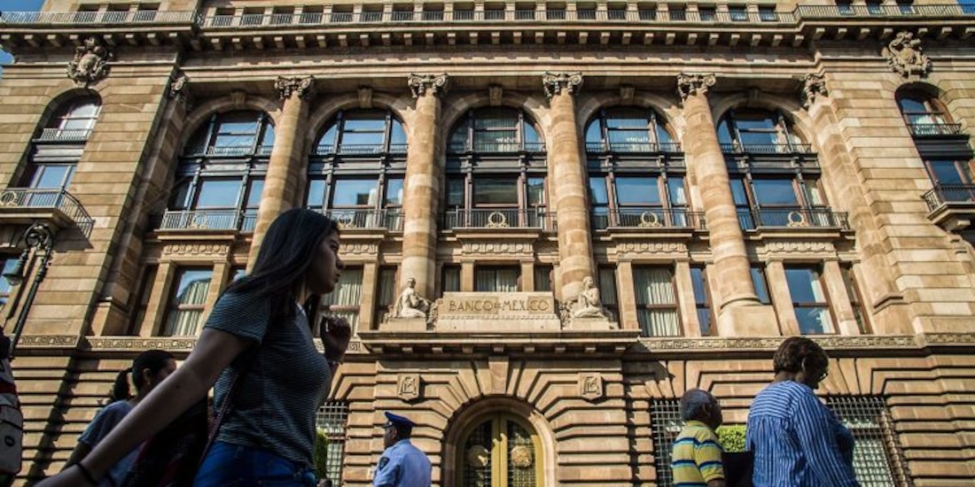 Fachada del Banco de México (Banxico).
