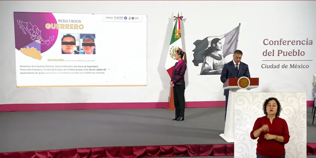 Omar García Harfuch informó este martes en la Mañanera del Pueblo.