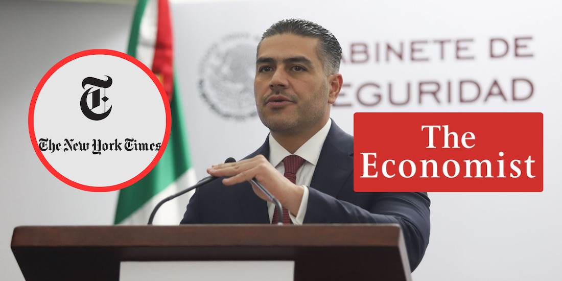 Prensa extranjera reconoce reducción de homicidios bajo gestión de García Harfuch