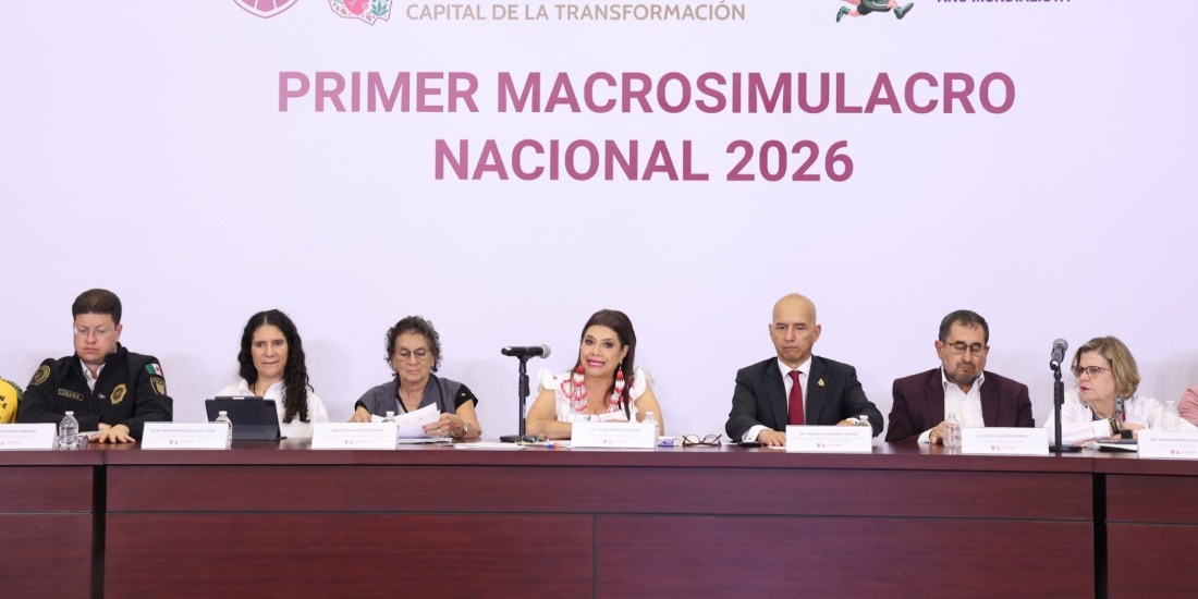 Clara Brugada resalta la participación de 8.6 millones de personas en CDMX durante Simulacro Nacional.