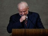 Lula Da Silva durante la ceremonia de entrega del certificado.