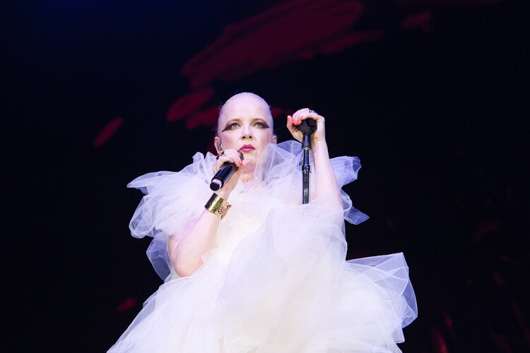 Garbage durante su concierto en el Pepsi Center de la Ciudad de México.