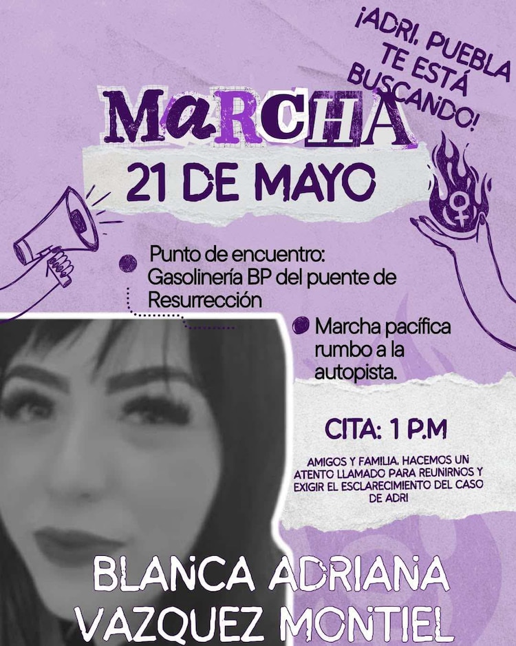 Marcha por Blanca Adriana Vazquez Montiel