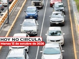 Revisa las restricciones de tránsito vigentes para este martes 13 de octubre de 2026.