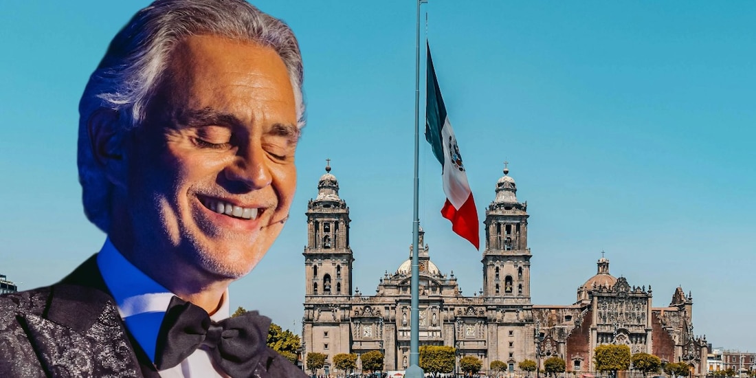 ¿Dónde ver el concierto de Andrea Bocelli en el Zócalo de la CDMX?
