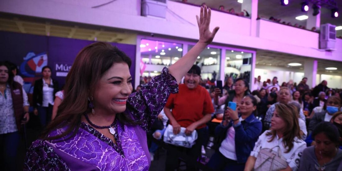 Clara Brugada anuncia 20 compromisos para construir la "ciudad feminista que soñamos".