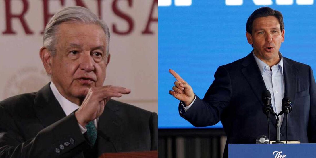 Ron DeSantis lanza crítica a AMLO sobre cárteles de la droga.