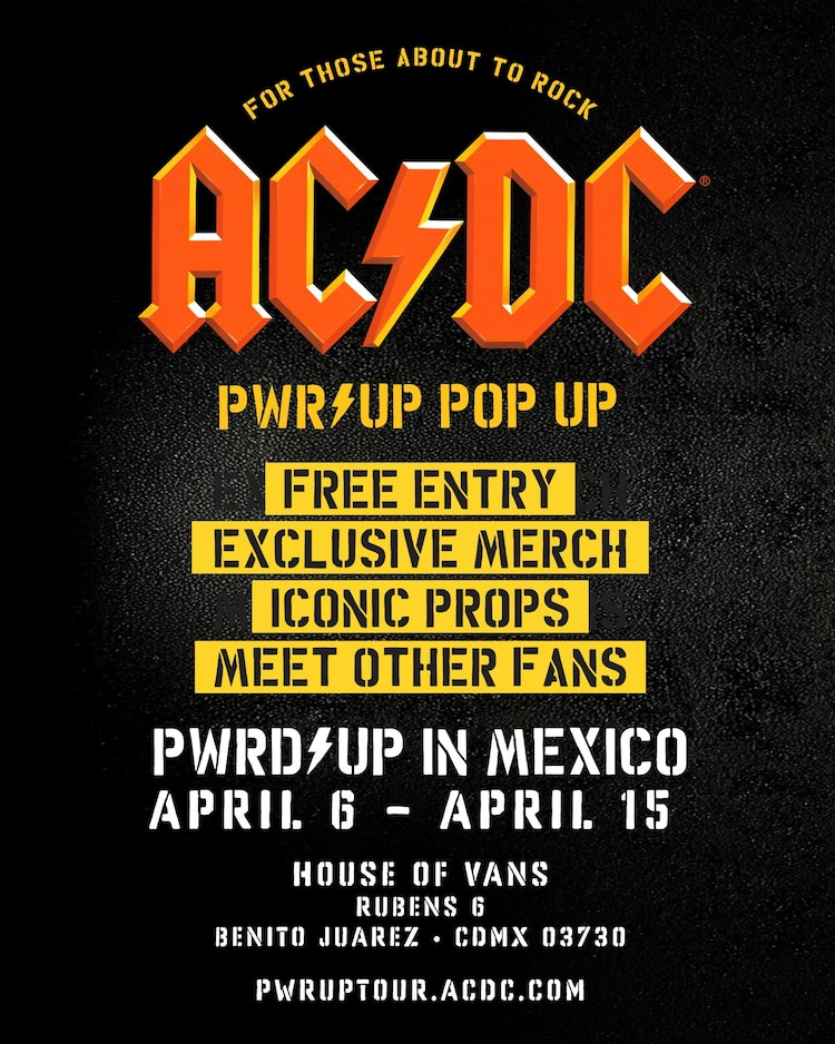AC/DC abre tienda en CDMX