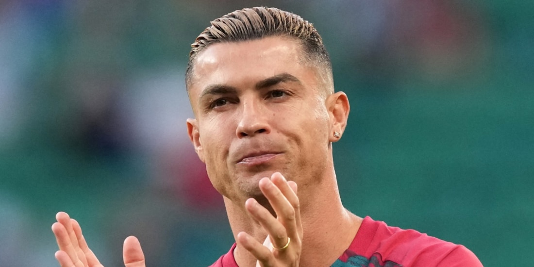 Cristiano Ronaldo durante su último partido con Portugal.