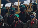 Integrantes del EZLN celebran su 30 aniversario el pasado 1 de enero.