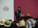 La gobernadora constitucional del Estado de México, Delfina Gómez.