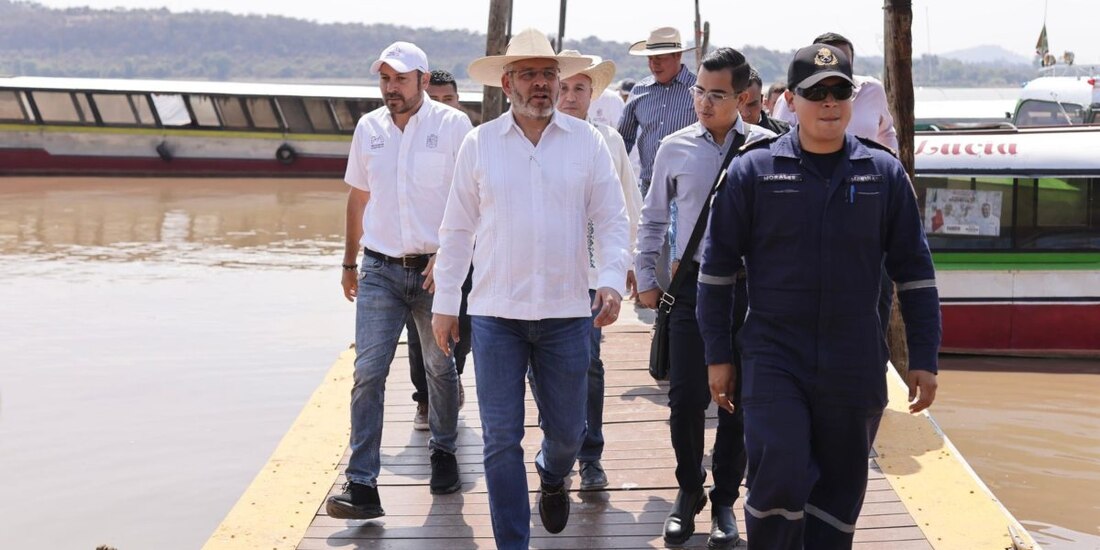 Michoacán arranca operativo contra el huachicol de agua en el lago de Pátzcuaro.