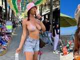 Las hermosas chicas del ring de la UFC visitaron las playas de México y paralizaron a los aficionados del deporte con sus fotos