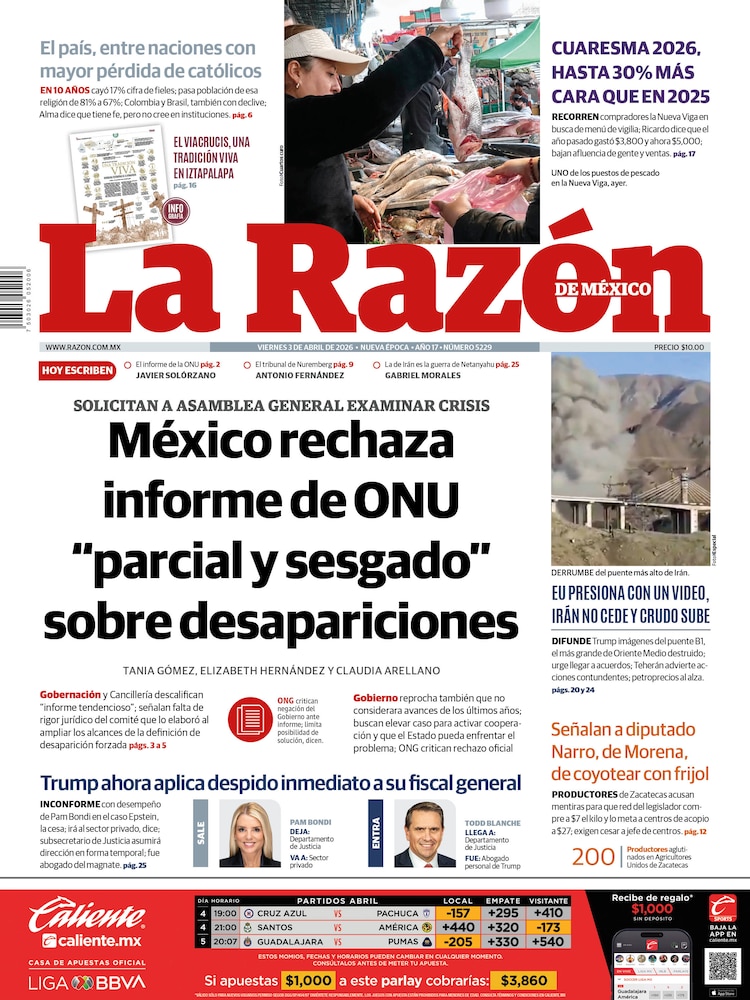 La Razón 03 Abril 2026