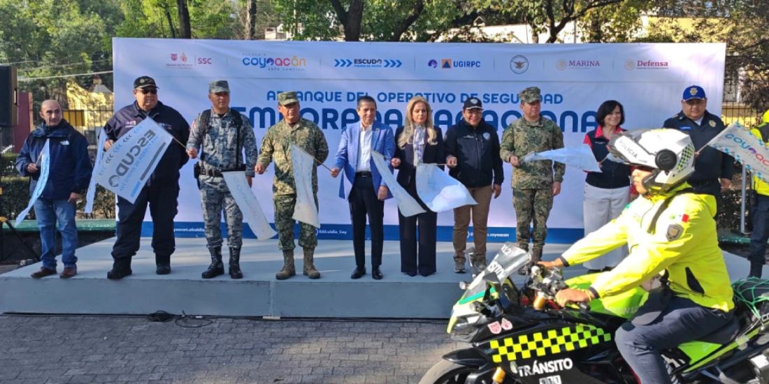 Coyoacán refuerza seguridad en Semana Santa con operativo y coordinación institucional.