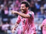 Leo Messi celebra su anotación frente al Cruz Azul.