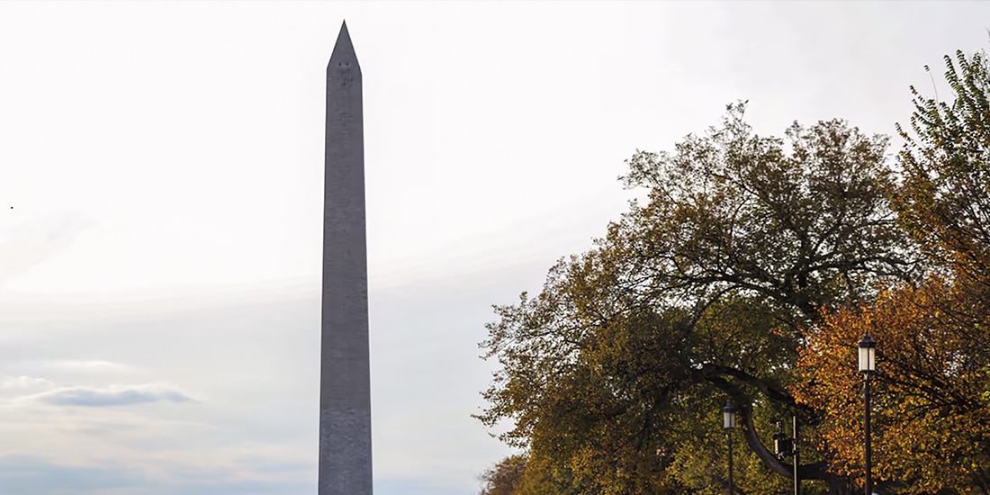 Miembros de la GN patrullan el National Mall, el pasado 27 de octubre.