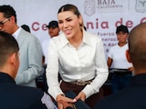 La titular del Ejecutivo en el estado, Marina del Pilar Ávila Olmeda, presidió el acto protocolario en el municipio de Tecate.