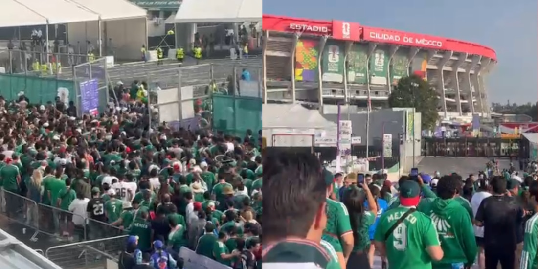Aficionados ingresan desde tempranas horas al Estadio Ciudad de México