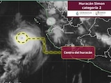 Huracán simon vuelve a categoría 2