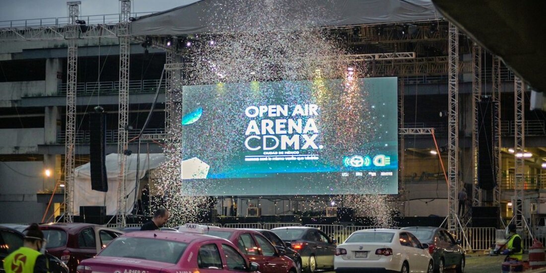 La inauguración de Open Air Mx, el pasado 6 de julio.