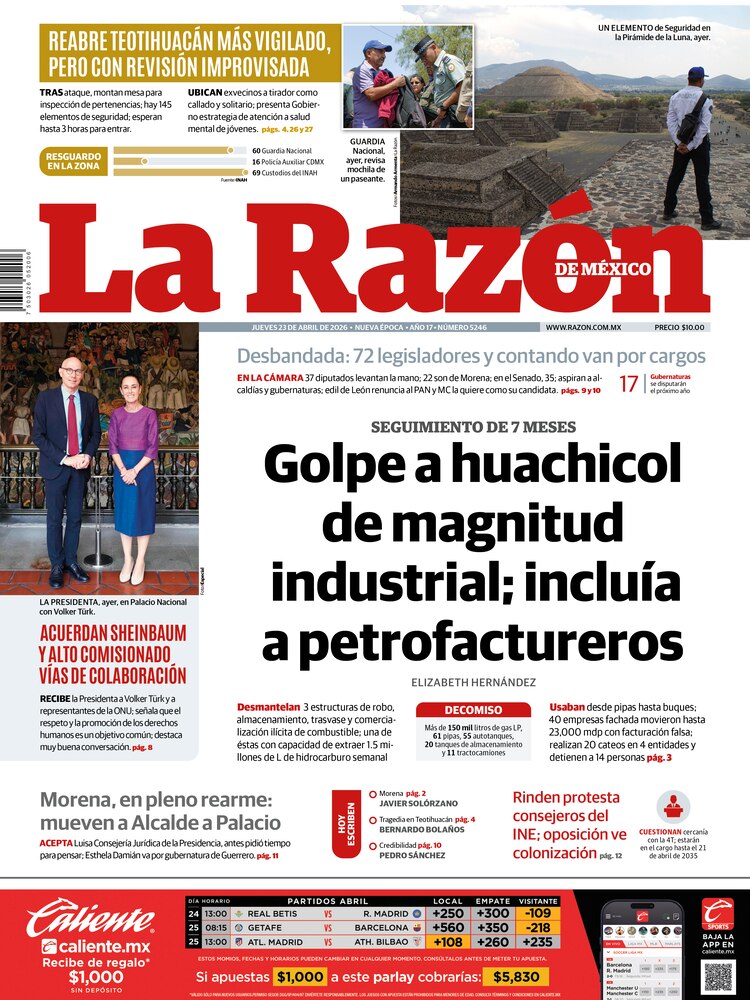La Razón 23 Abril 2026
