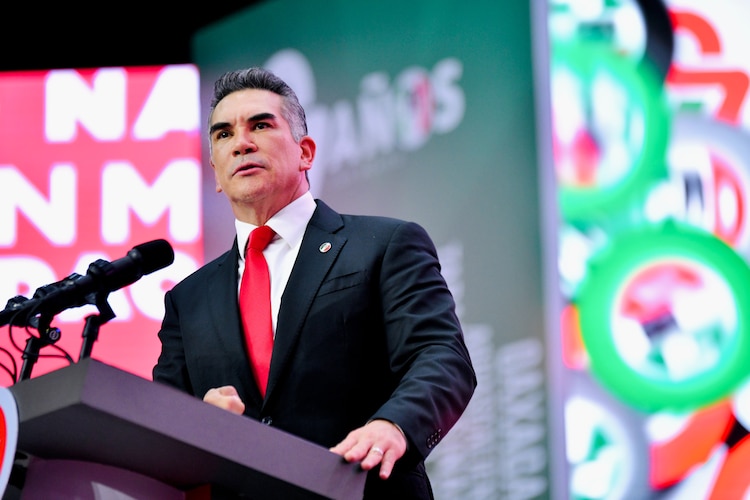 Alejandro Moreno, dirigente nacional del PRI.