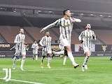 Cristiano Ronaldo celebra uno de sus goles ante el Inter de Milán en la Copa de Italia