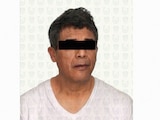 Nicolás “N” luego de su detención en Iztapalapa, ayer.