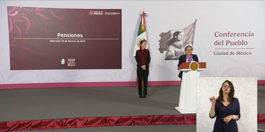 Conferencia de prensa en Palacio Nacional.