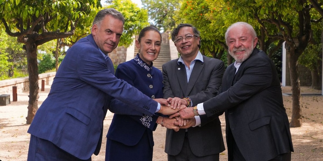 Sheinbaum comparte foto con líderes de América Latina