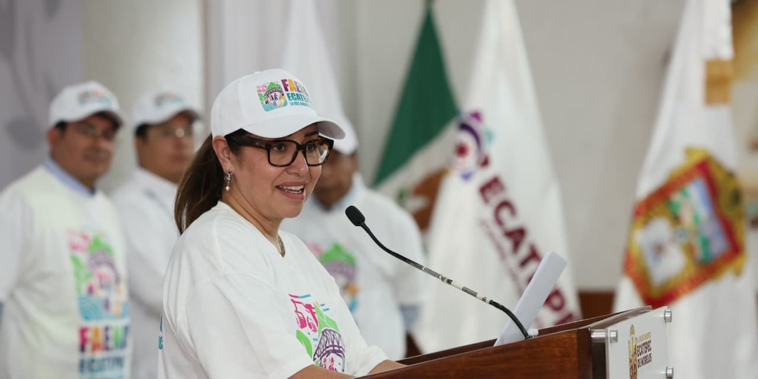 Azucena Cisneros llama a participar en mega faena en Ecatepec
