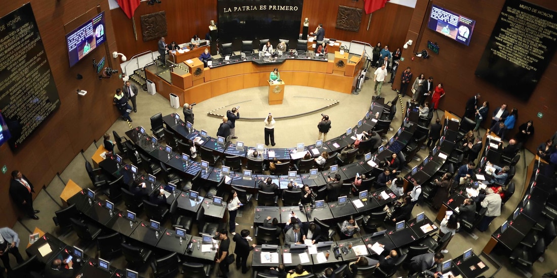 El Pleno del Senado de la República, en una fotografía ilustrativa.