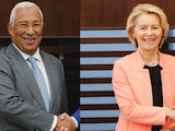 Antonio Costa y Ursula Von der Leyen llegan a México para sostener reunión con Sheinbaum.
