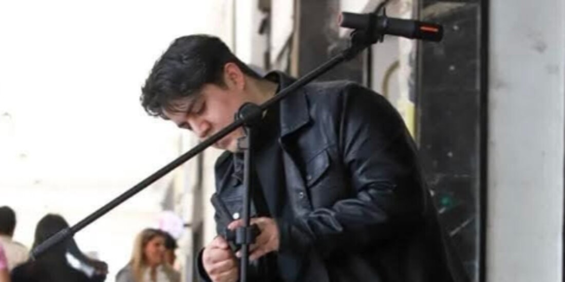 La víctima, durante su presentación en los portales de Toluca, el sábado.