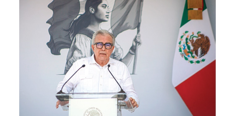 EL MANDATARIO sinaloense, Rubén Rocha
Moya, en imagen de archivo
