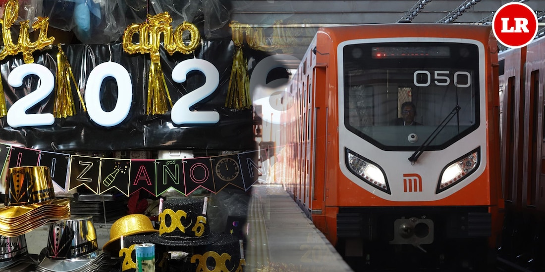 Revisa los horarios del Metro y Metrobús para año nuevo en la Ciudad de México.